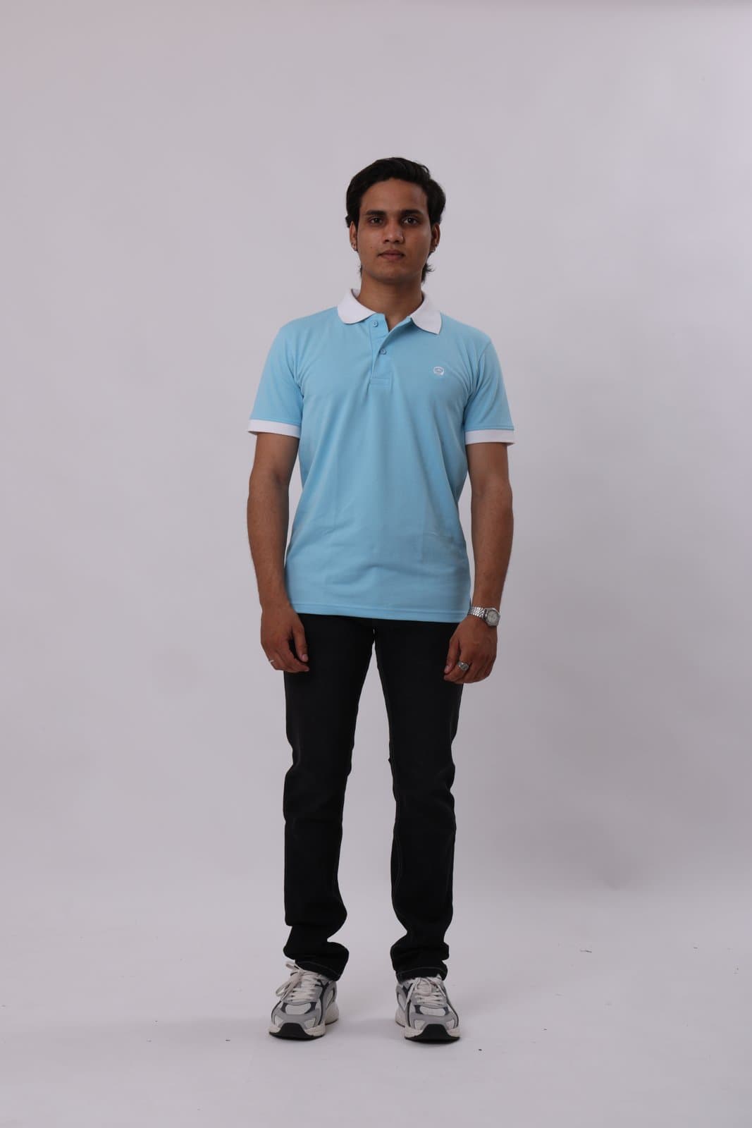 Jet Black Straight Fit — front